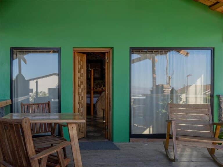 The Green and Red Cabins